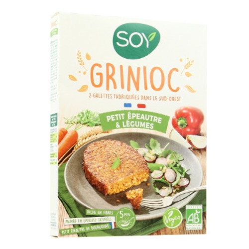 Soy Galette Petit épeautre et légumes Bio 2x100g
