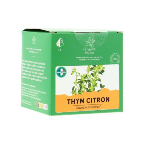La Vie En Herbes Infusion Thym Citron X15 Sachets