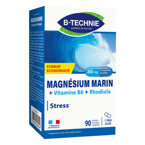 Aquatechnie Biotechnie Magnésium Marin + Rhodiola 90 Gélules