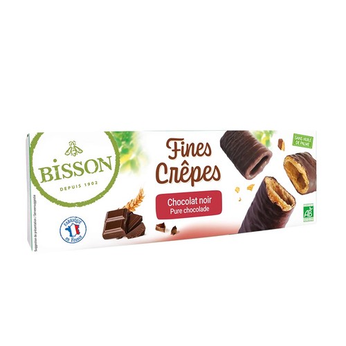 Bisson Fines Crêpes Chocolat Noir Bio 90g