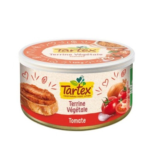 Tartex Terrine Végétale À La Tomate Bio 125G