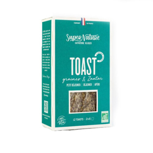 Catherine Kluger Toast Graines & Zaatar Petit-Déjeuner/Déjeuner/Apéro 204g