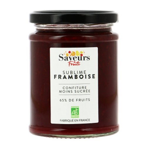 Saveurs & Fruits Confiture Sublime Framboise Bio 310g