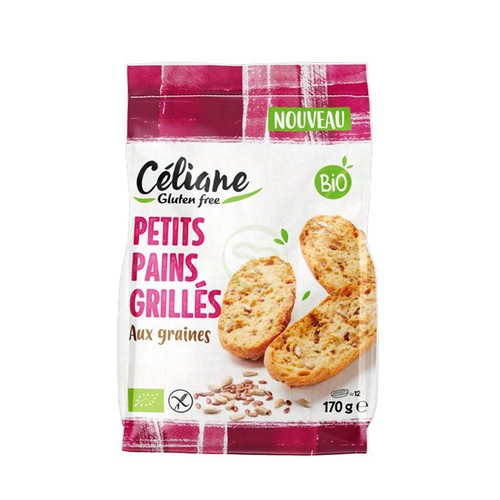 Céliane Petits Pains grillés aux graines 170g
