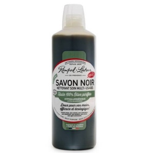 Rampal Latour Savon Noir à l'Huile d'Olive 1L Ecocert