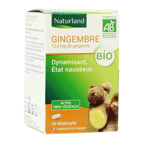 Naturland Gingembre Bio 75 Végécaps