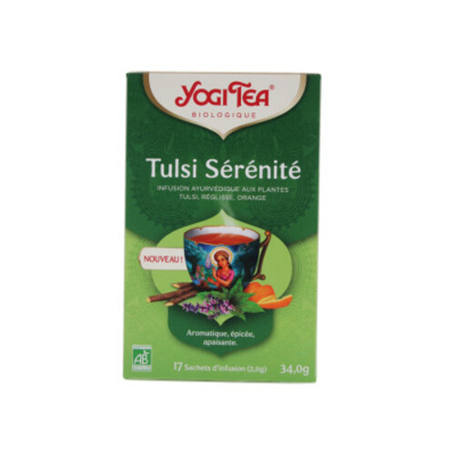 Yogi Tea infusion Tulsi sérénité x17 Infusion 34g