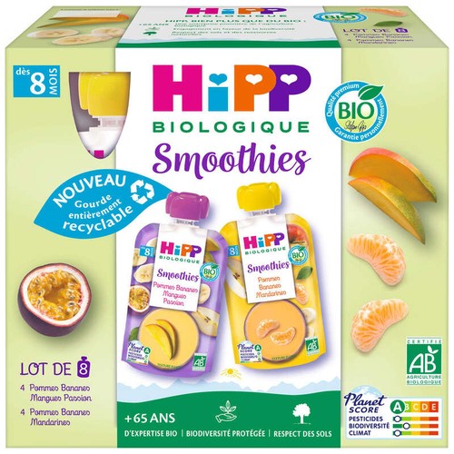 Hipp Biologique Fruit à boire Multipack 8x90ml