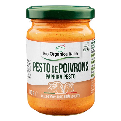 Bio Organica Italia Pesto de Poivrons 140g