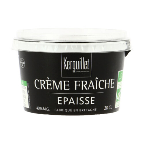 Kerguillet Crème Fraîche Épaisse 40% Mg 20cl