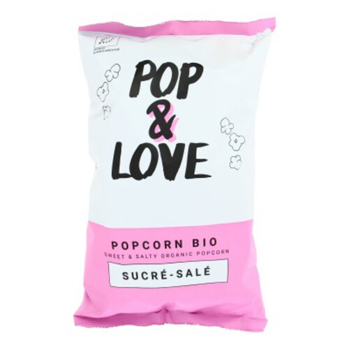 Pop & Love Popcorn Sucré & Salé 80G Bio