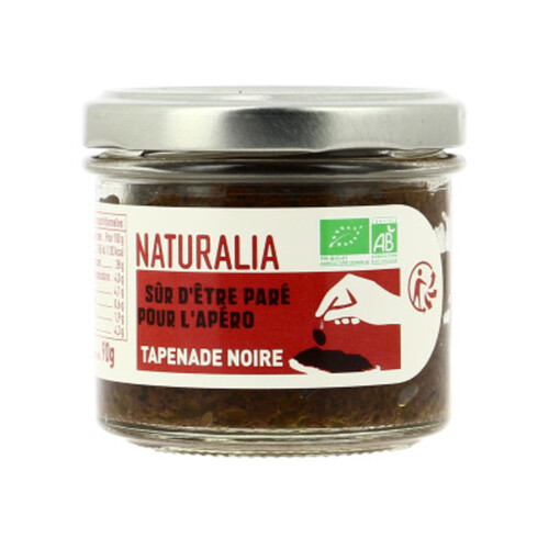 Naturalia tapenade noire Bio 90g