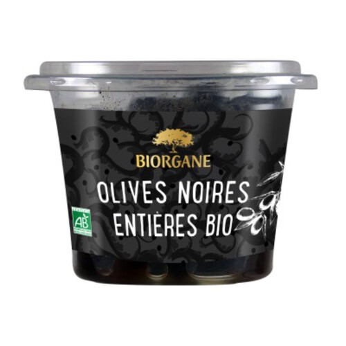 Biorgane Olives Noires Entières Bio 250g