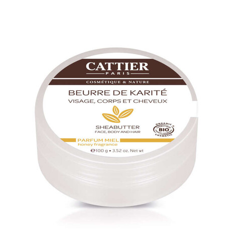 Cattier Beurre De Karité - Parfum Miel - 100 G