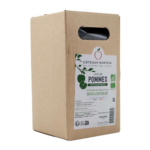 Bib Jus de pommes Bio 3L