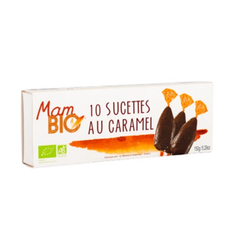 Mam Bio Sucettes au Caramel 150g