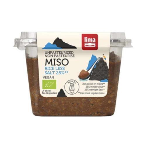 Lima Miso de Riz Brun 25% de Sel en moins 300g