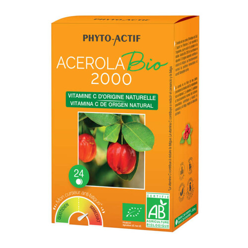 Phyto-Actif Phyto Actif Acerola 2000 Bio 24 Comprimés