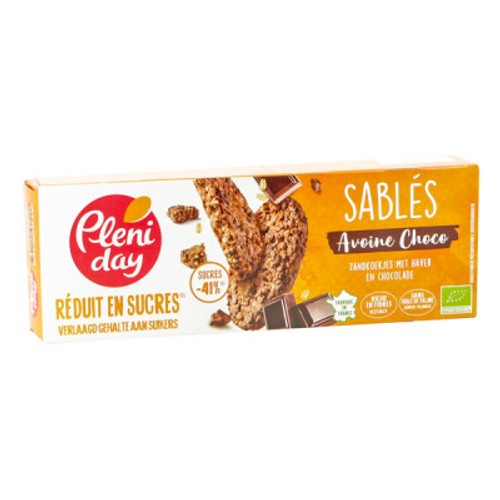 Pleniday Sablés Avoine Choco Bio 150G