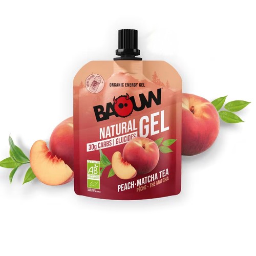 Baouw Gel Naturel Pêche Thé Matcha 85g