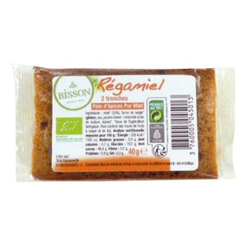 Bisson Pain d'Epice Pur Miel - Régamiel - 2*20g