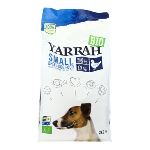 Yarrah Croquettes poulet & céréales pour chien Bio 2kg
