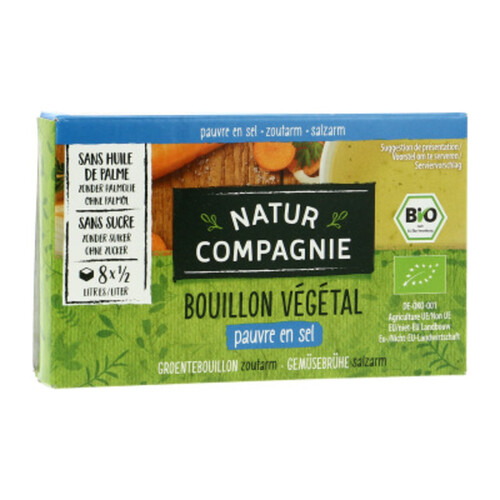 Natur Compagnie Bouillon Végétal Pauvre En Sel Bio
