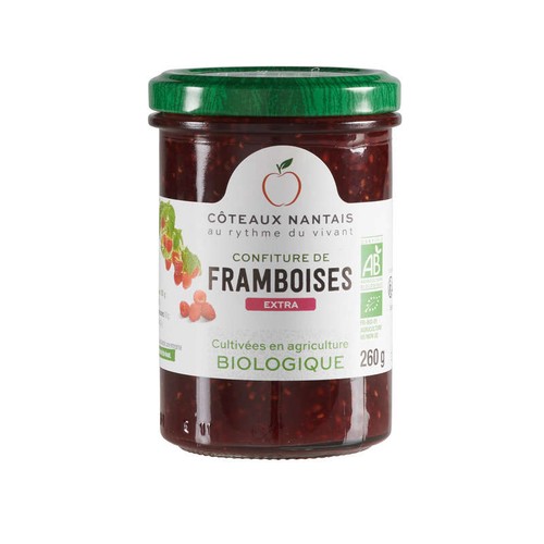 Les Coteaux Nantais Confiture de Framboise extra 260g