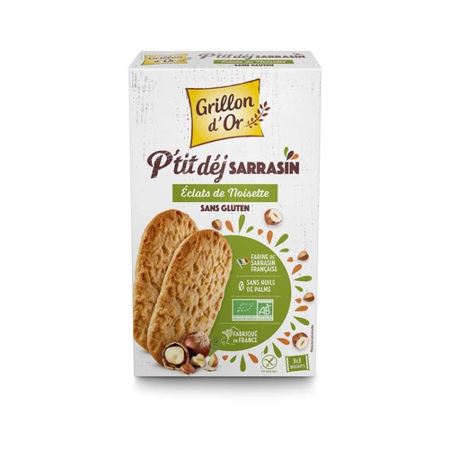 Grillon D'Or P'Tit Déj Sarrasin Noisette Sg Bio 150g