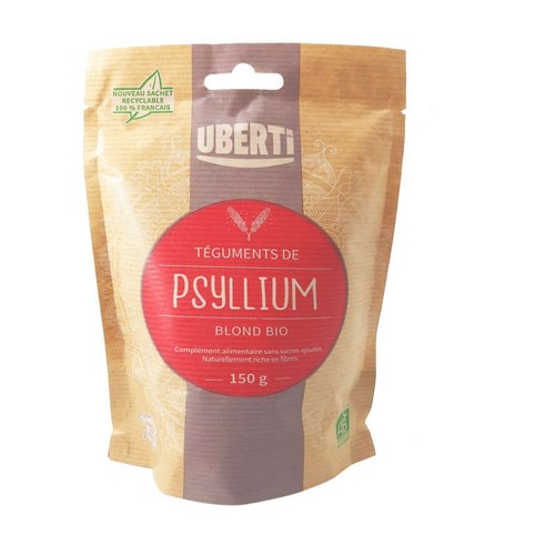 Uberti Téguments de Psyllium Blond Bio 150g