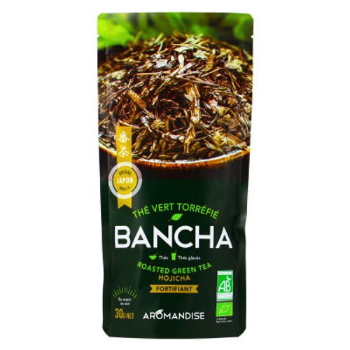 Aromandise Thé Vert Japonais Bancha Torréfié 30g Bio