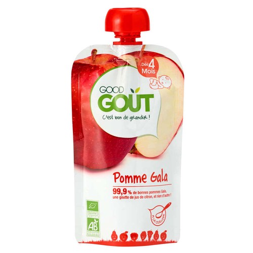 Good Gout Compote Gala Bio Dès 4 Mois 120g