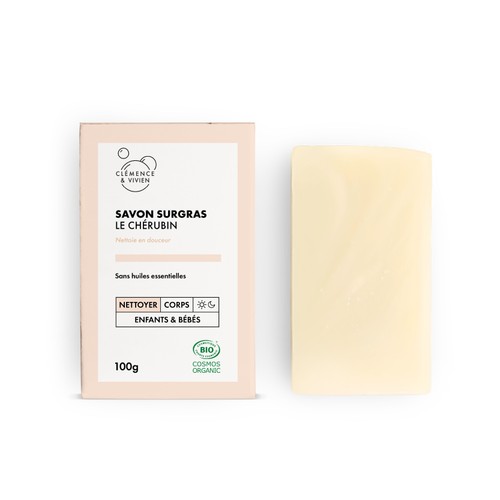 Clémence & Vivien Savon Surgras Le Cherubin  Enfants & Bébés 100g