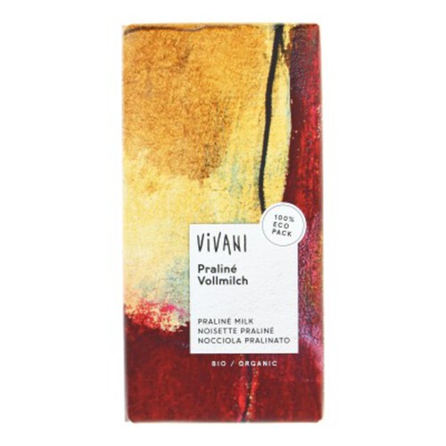 Vivani Chocolat Praliné Aux Noisettes Bio 100g